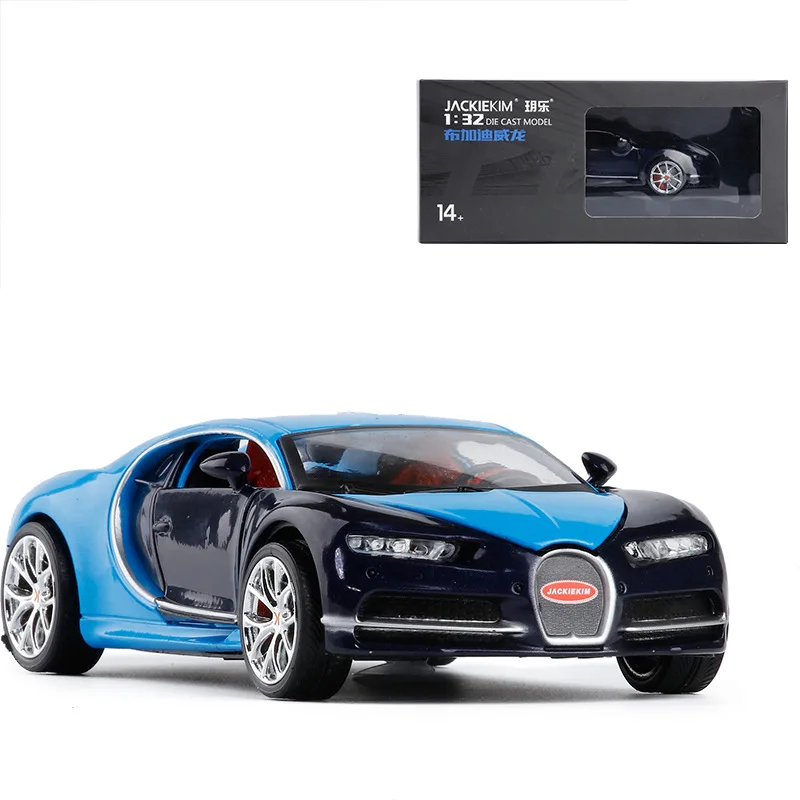 JackieKim 1:32 Bugatti Veyron литья под давлением модель автомобиля игрушка гоночные