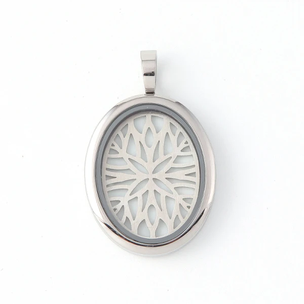 Vinnie Design новый великолепный винтажный Овальный плавающий медальон из серебра