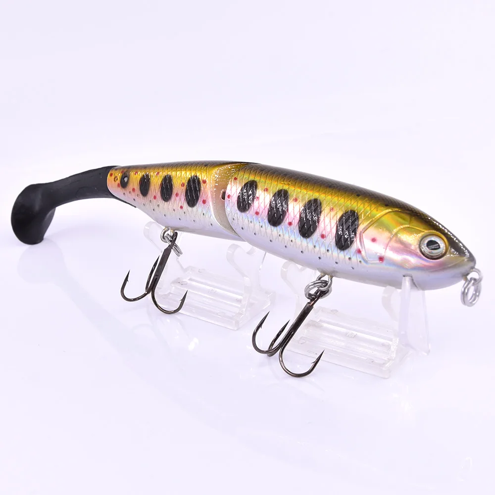 Woodn minnow WN03 Makebass 9,84 дюйма/1,59 унций мульти-шарнирные рыболовные приманки-Воблеры кренкбейт гольян твердая приманка Pesca carnada для профессиональных рыболовов - Цвет: Woodn minnow WN03