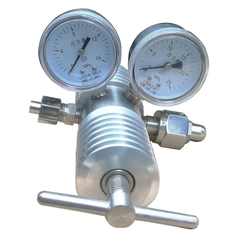 

YQN-481 Stainless Steel Heat Dissipating Corrosion Resistant Gas Pressure Reducer Suitable for Freezing Gas Use Shanghai Brand