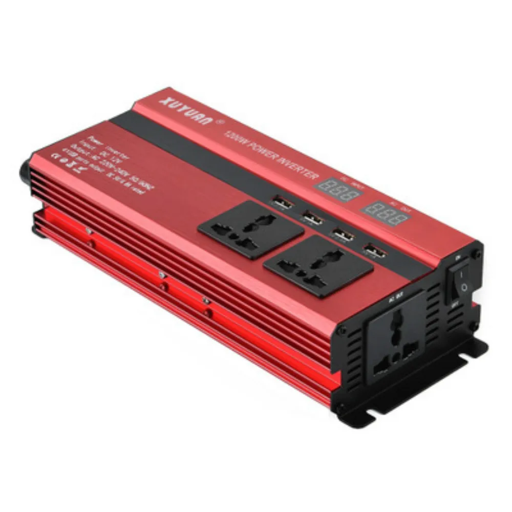 Xuyuan on-Board inverter 12v to 220v/1200w/ LED display Converter with USB | Обустройство дома
