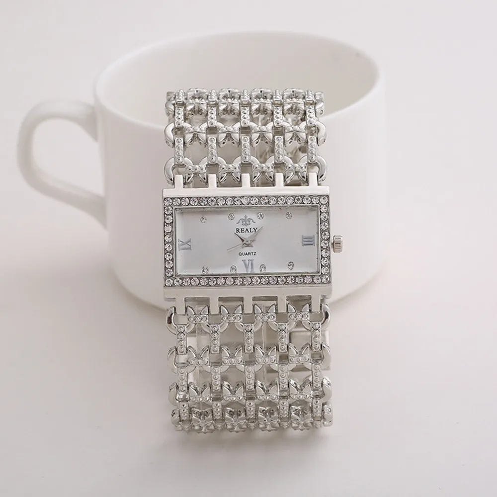 Роскошные женские наручные часы 2019 года с кристаллами превосходные аналоговые