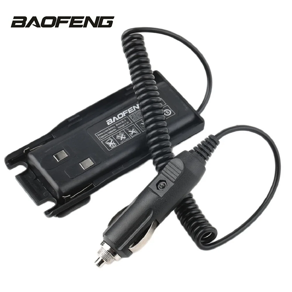 

Portable Battery Eliminator Car Charger & DC Adapter for Baofeng UV-82 UV-8 Series Walkie Talkie Accessories 12V DC