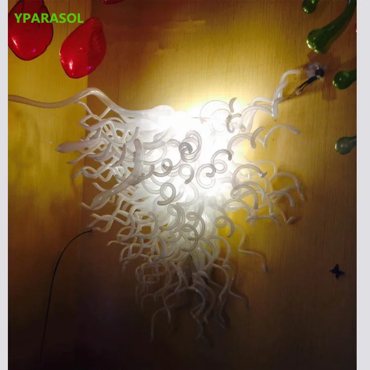 Чудесный американский чистый белый открытый настенный светильник Chihuly стиль украшения