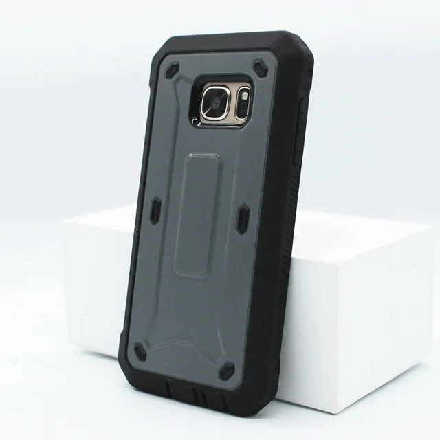 Grey KQJYS роскошный противоударный чехол-Броня с изображением жука для samsung Galaxy S8 Plus S7 S6 Чехол мощный защитный чехол для Samsu - Цвет: Grey
