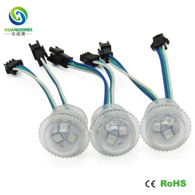 Пиксельный светодиодный модуль s 5050 smd SM16703 26 мм 3 светодиода 12 В|pixel led module|addressable
