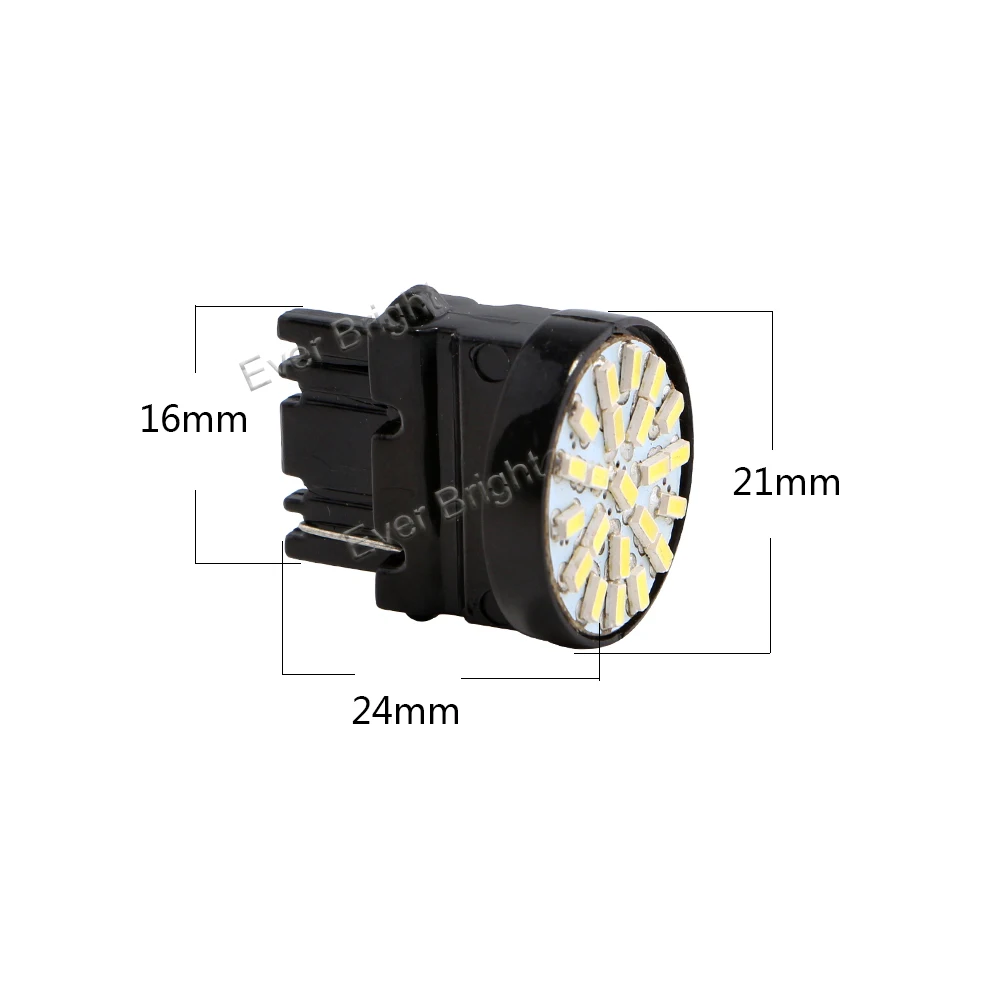 YM E-Bright 10-200-500шт/лот P27W 3020 22 SMD 3156 Поворотная лампа T25 1206 задние фонари 3156A 3456 задний