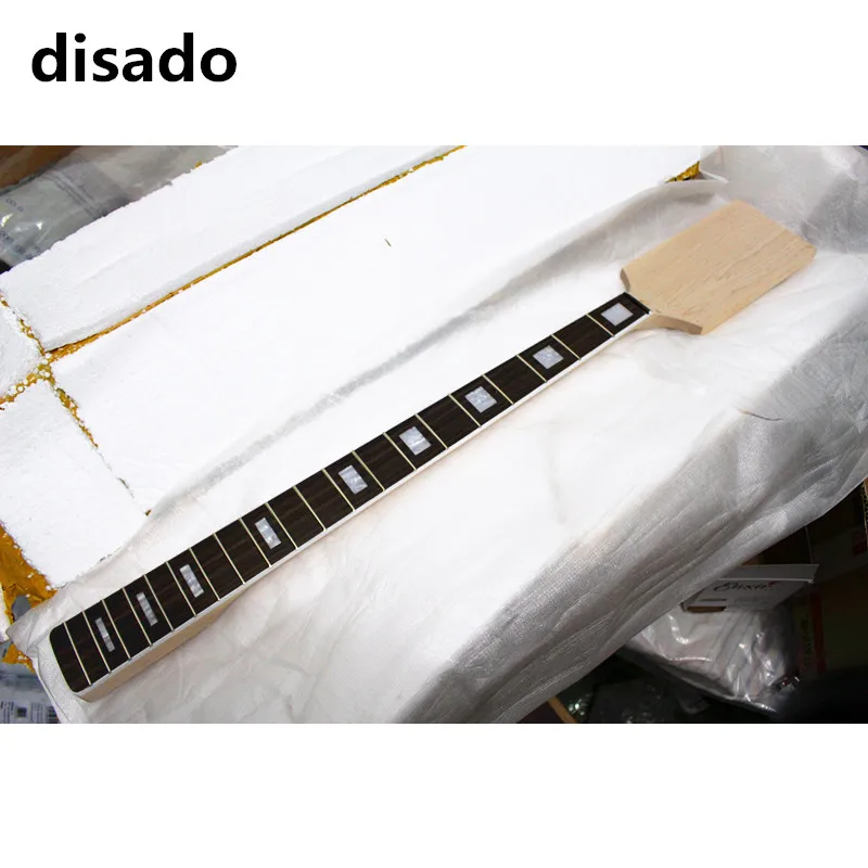 Disado 20 ладов весло головной убор DIY Клен электрическая бас гитара шеи rosewwood гриф Инкрустация Блок аксессуары для гитары запчасти