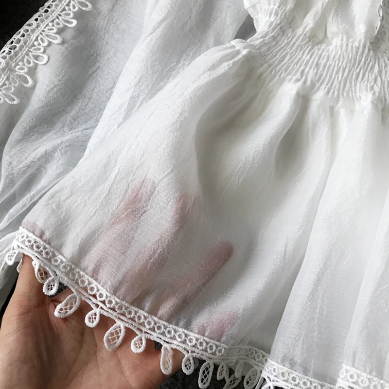 Блузка женская летняя черная с длинным рукавом|Блузки| |