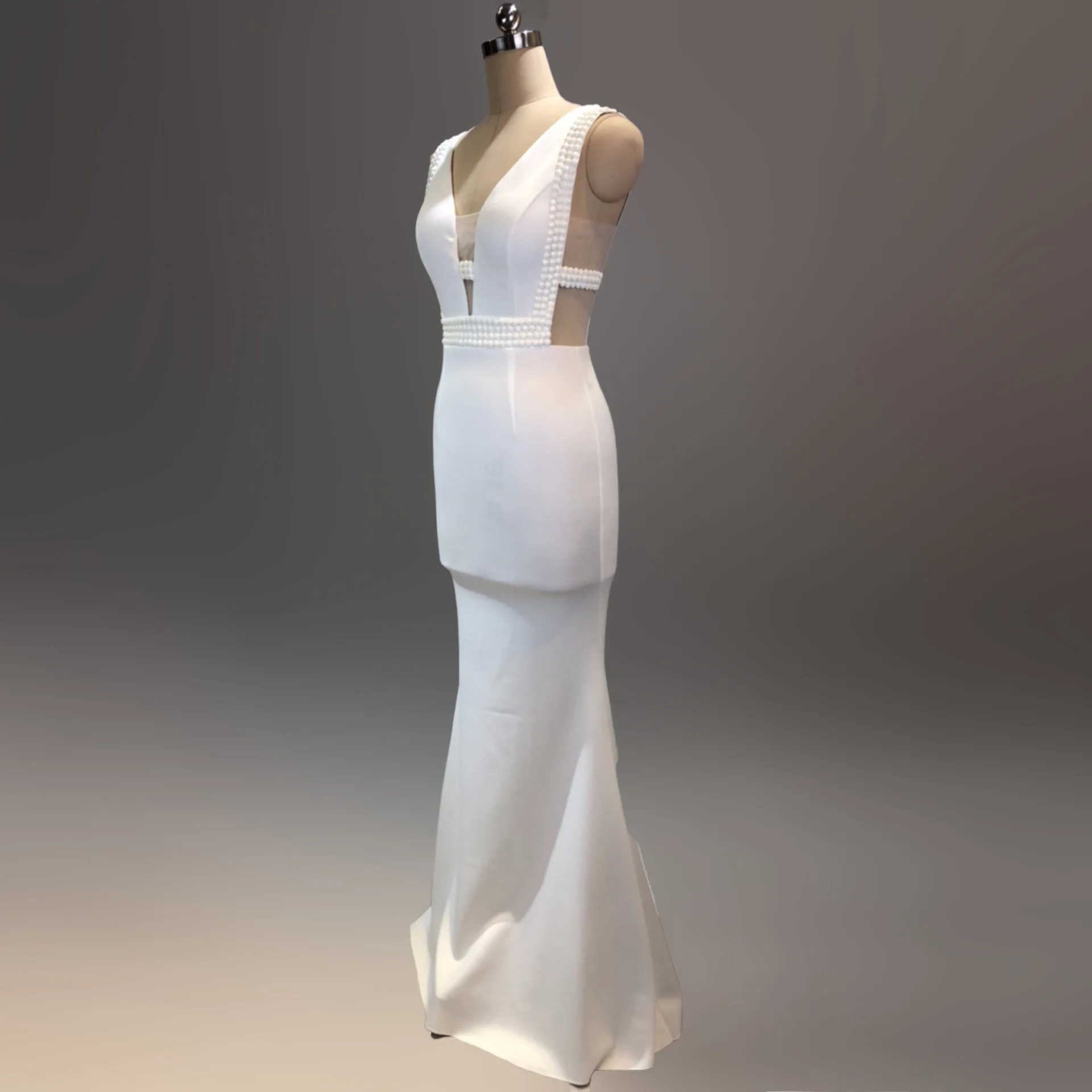 ArtSu модный 3D Хрустальный халат, украшенный бисером De Soiree синие длинные вечерние платья Русалка женское сексуальное платье с v-образным вырезом длиной до пола для выпускного вечера Vestidos