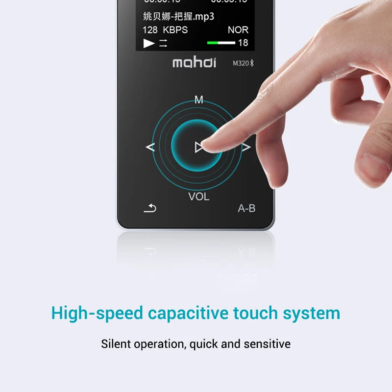 Металлический Bluetooth 4,1 MP3-плеер Bulit-in динамик с fm-радио/запись электронная книга портативный тонкий без потерь звук walkman
