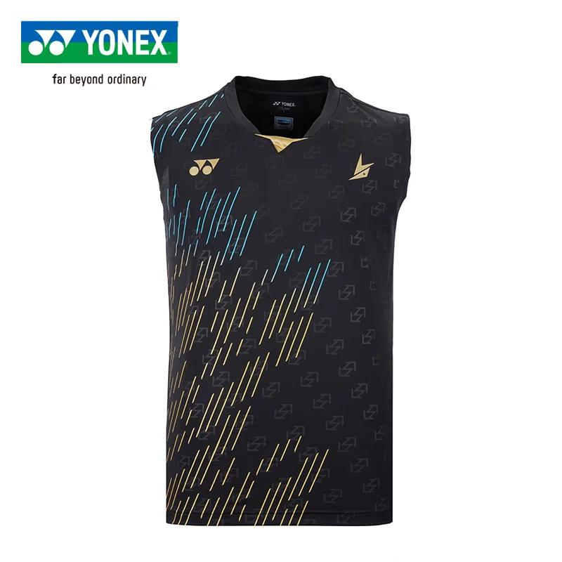Новое поступление Yonex Yy кофта для бадминтона Lin Dan стиль спортивные дышащие футболки без рукавов для мужчин 10322 ldcr