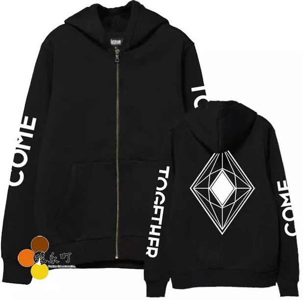 Новое поступление куртка cnblue на молнии с принтом Kpop мужская и женская флисовая