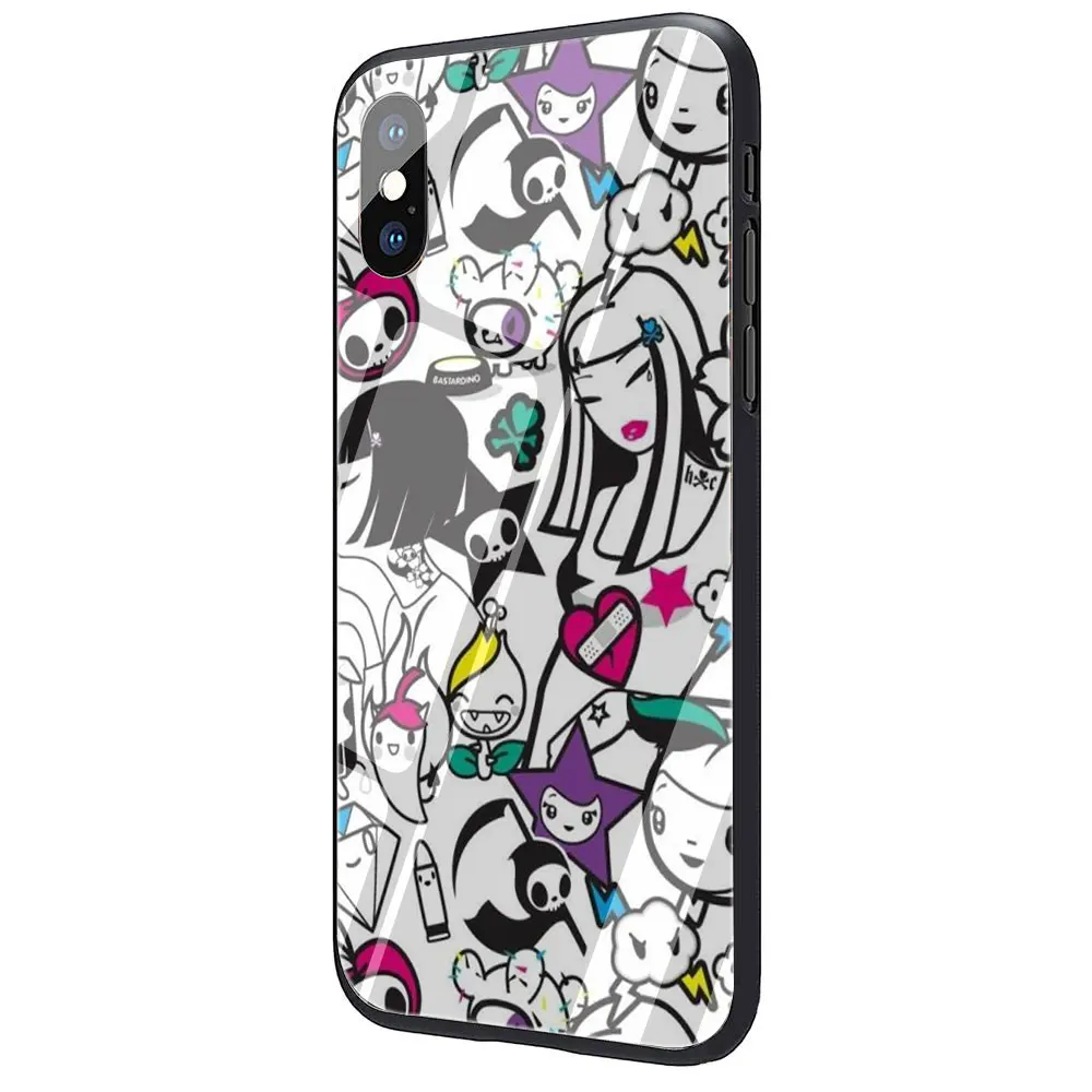 G6 Япония Tokidoki японский недавно прибывший сотовый закаленное стекло чехол для телефона iPhone 11 Pro 6 6S Plus 7 8 Plus X XS XR XS Max - Цвет: G6