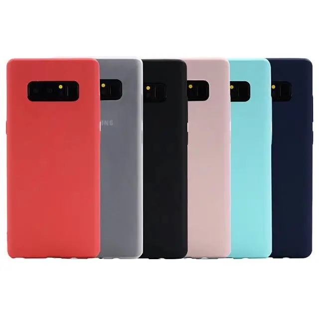 20 шт./лот бесплатная доставка матовый мягкий чехол из ТПУ для Samsung Galaxy Note 8|case for
