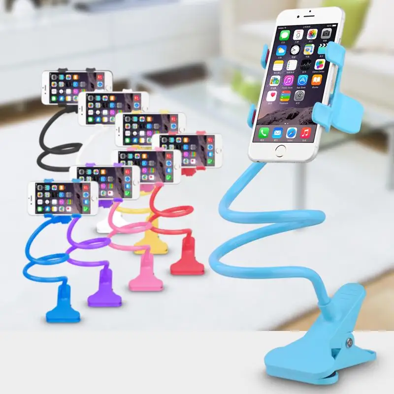 Universal 360 Rotating Flexible Long Arm Mobile Phone Tablet Mount Lazy Stand Holder for iPhone 7 Plus 6 6s 5 Samsung S8 Edge | Мобильные
