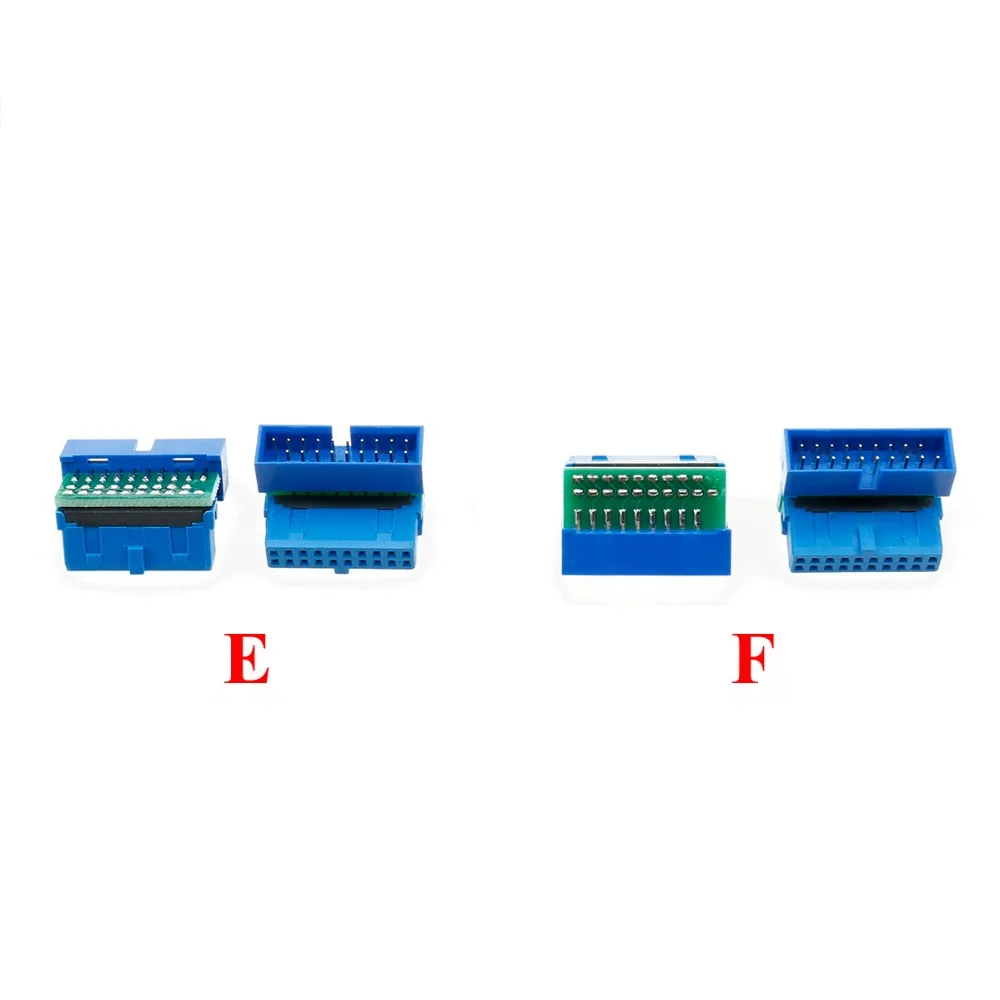 YuXi 2 шт./лот USB 3 0 20pin 19pin разъем 90/180 градусов материнская плата chassisplugged пластина IDC 20