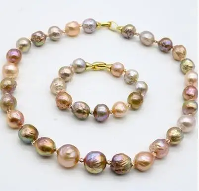 Женский свадебный подарок с натуральным жемчугом Эдисона свободный бисер 13 15 мм