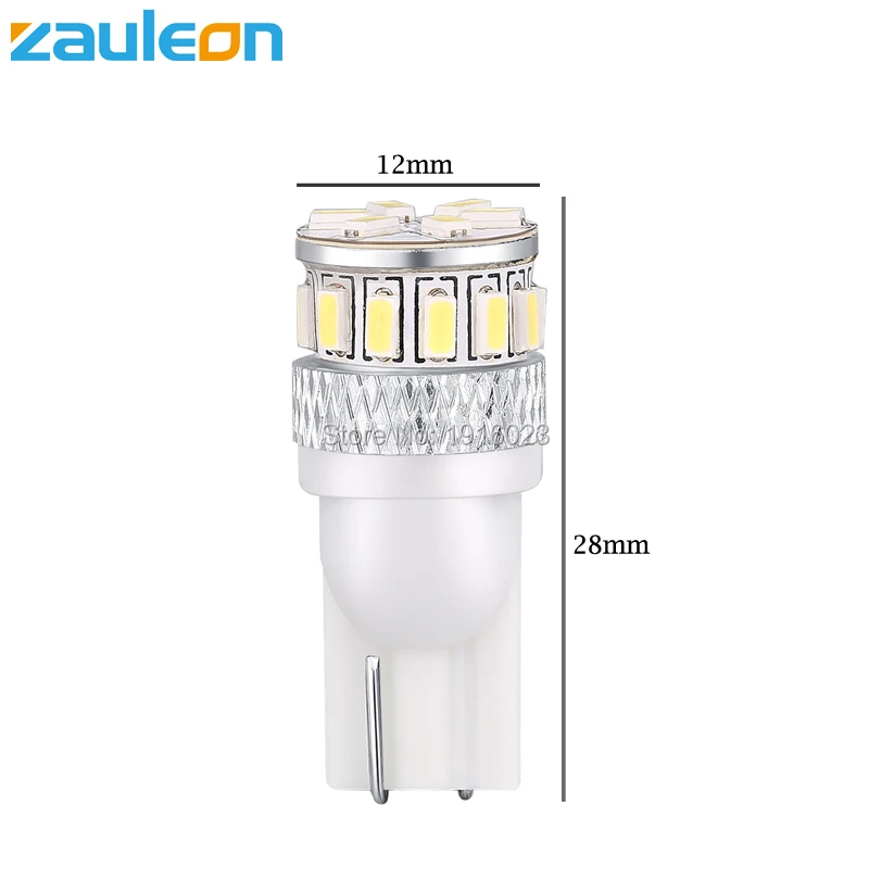 Zauleon 2 шт. супер яркий W5W 194 T10 белый номерной знак интерьерный светильник купольная