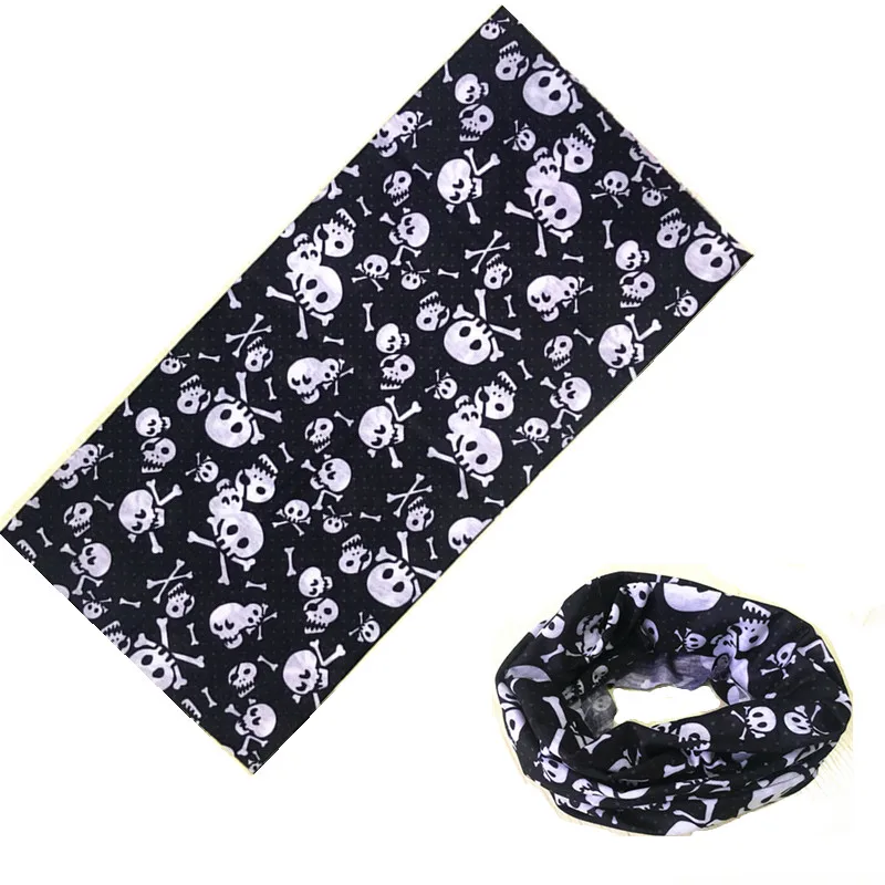 

Multifunctional Seamless SkullJoker Buffe Bandana Neck Face Mask Headscarf Tube Skeleton Bandana Cycling Headband Balaclava