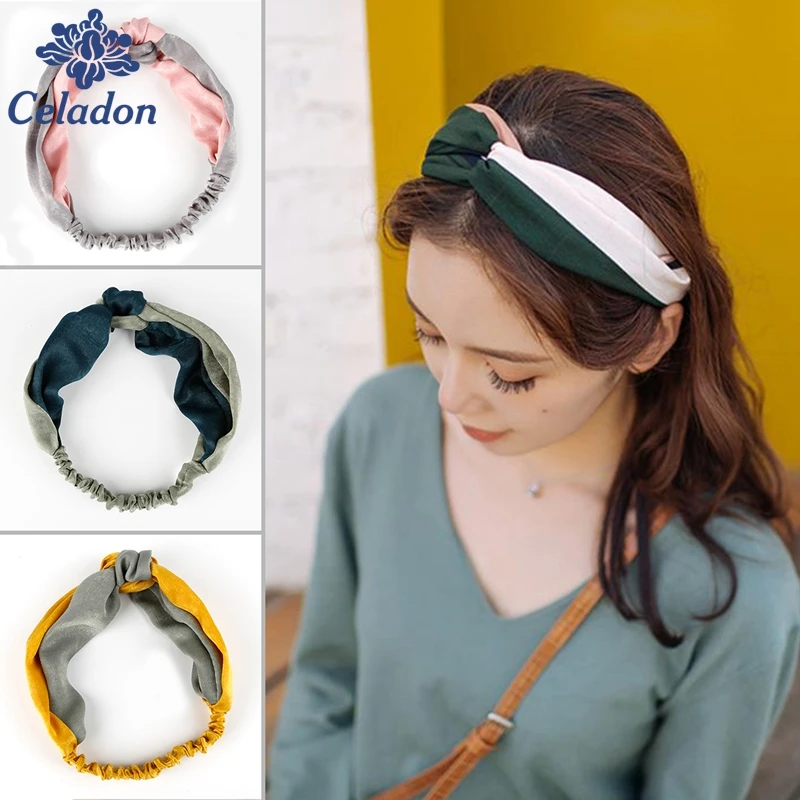 Тюрбан с цветком витая завязанная Этническая головная повязка на голову Модная