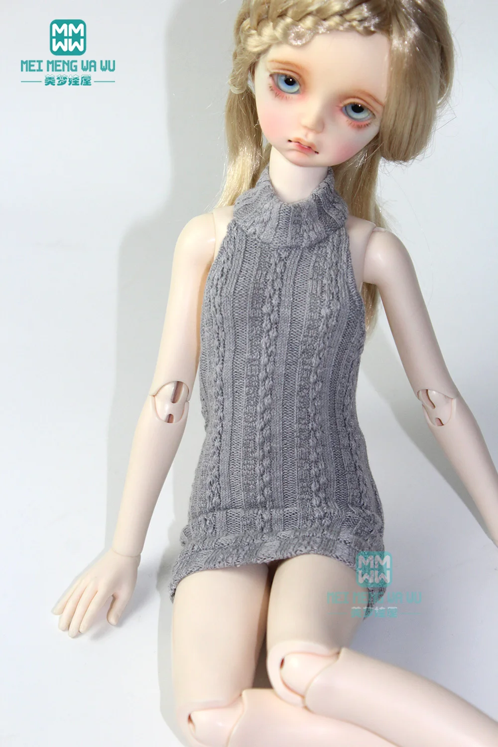Одежда для куклы подходит 1/4 43 см BJD Одежда для куклы модный сексуальный свитер с лямкой на шее