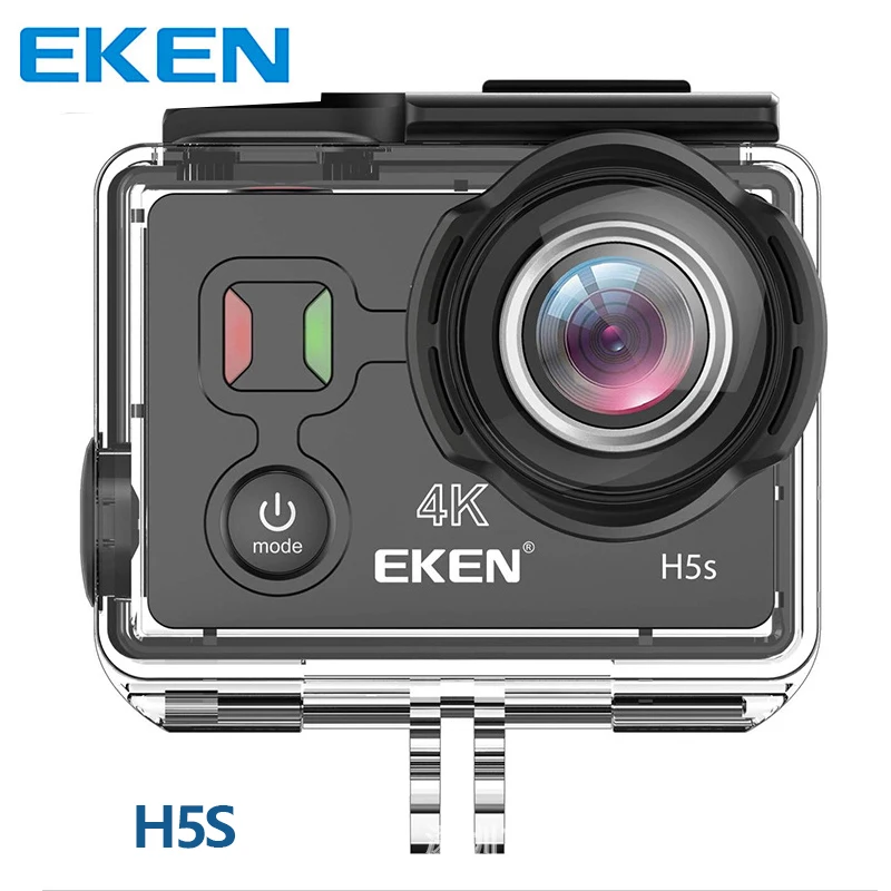 Оригинальная Экшн-камера eken H5S Ambarella A12 с чипом Ultra 4K 30FPS сенсорный экран Wifi