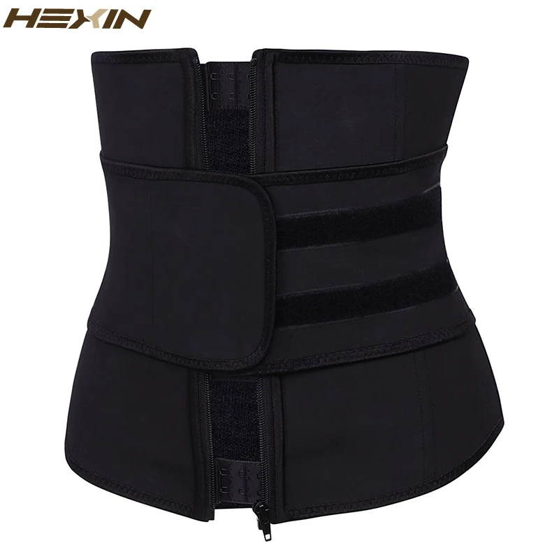 HEXIN клипса и молния латексный Пояс Cincher корсет под грудь Корректирующее белье для тела Fajas тренажер для талии брюшной пояс размера плюс