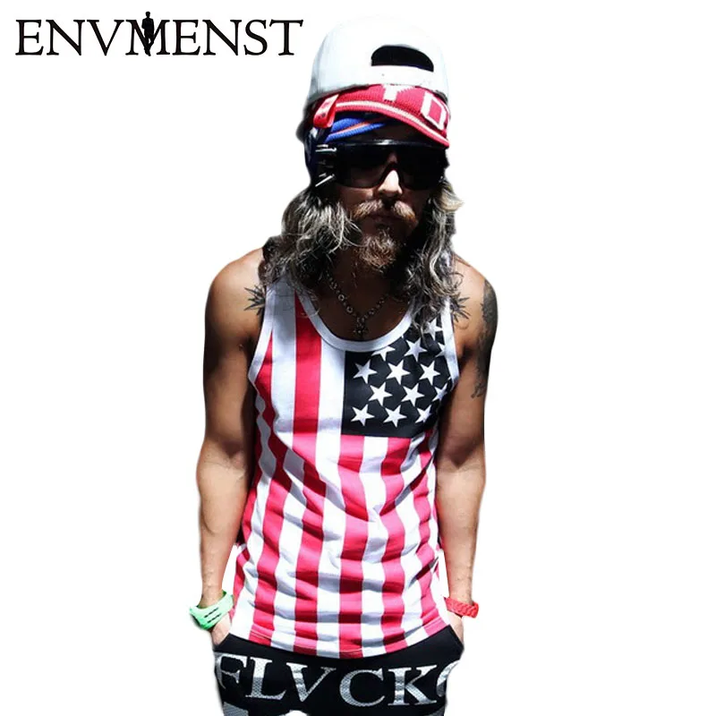 Мужская хлопковая майка с принтом акулы в стиле хип хоп|men sleeveless top|mens sleevelessmen cotton