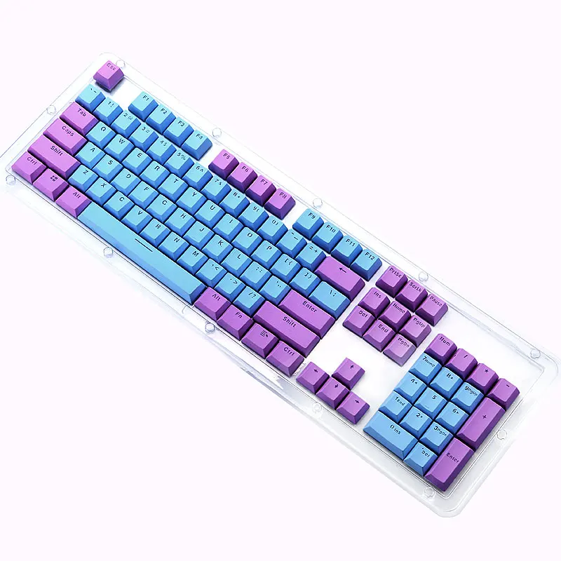 Колпачки для клавиш PBT колпачки механических с двойным нажатием оранжевые белые
