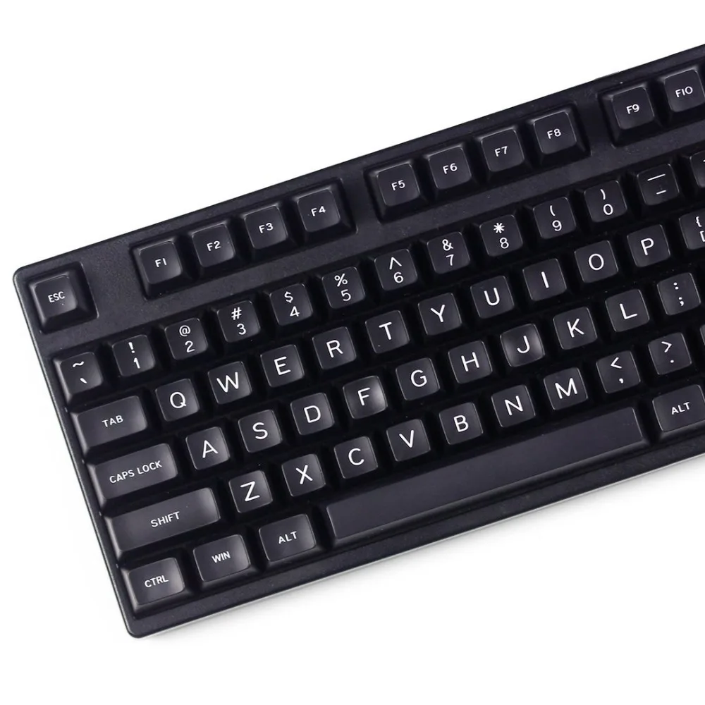 MAXKEY черный SA профиль брелки Doubleshot ABS 127 ключи для cherry mx механическая клавиатура fit