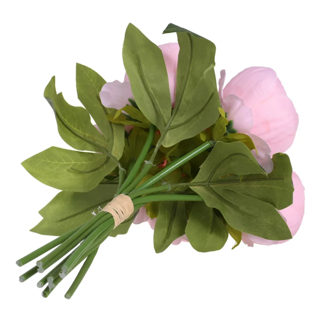 Маленькие украшения для гостиной искусственные 6 пачек имитация пиона цветы