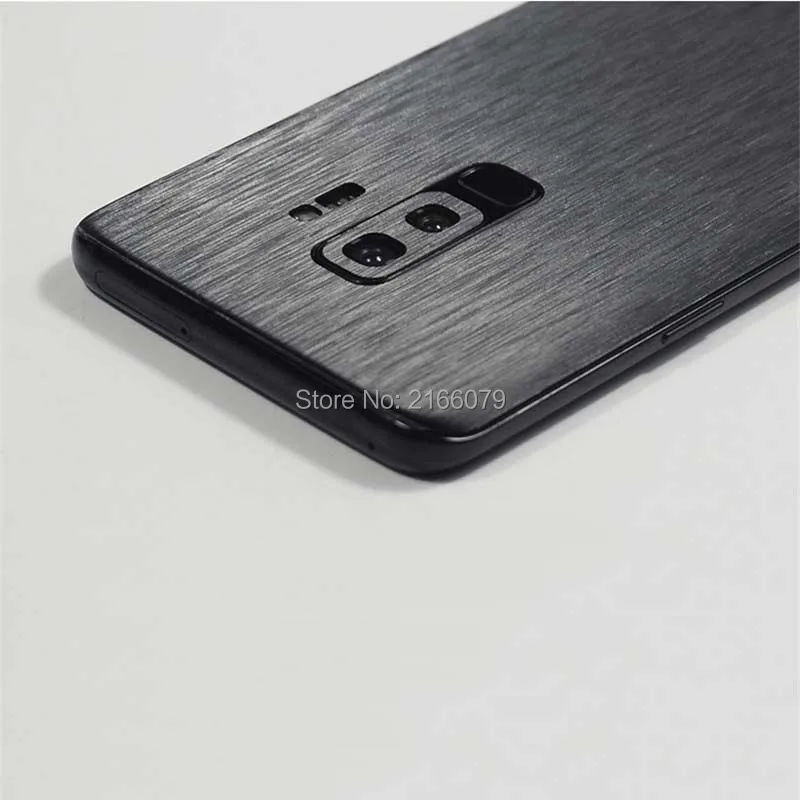 Для samsung Galaxy S9/S9 Plus S9 + Полное покрытие Задняя матовая металлическая наклейка для