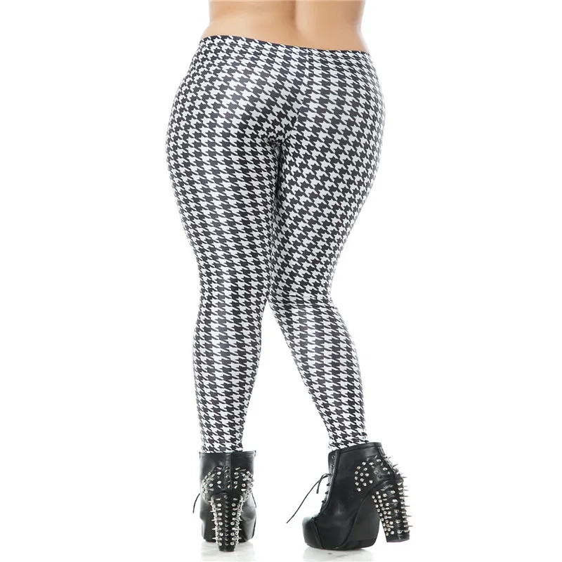 Хит Осенний женский костюм пирата цифровая печать леггинсы молочные Хаундстут