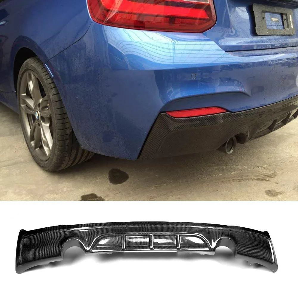 Автомобильный диффузор для заднего бампера из углеродного волокна BMW F22 220i 280i 230i