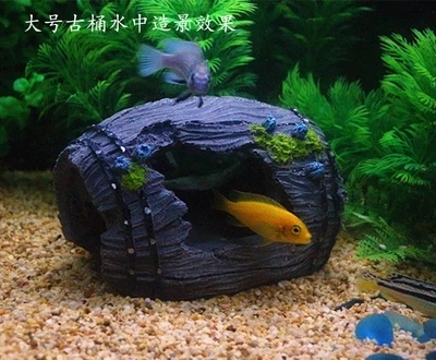 Аквариум Ландшафтный dodge пещера аквариум дисплей домик для креветок Cixi креветки