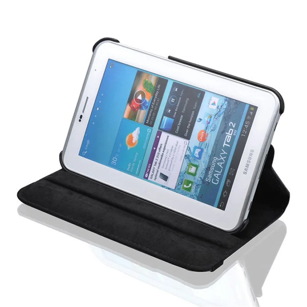 Умный чехол с поворотом на 360 градусов для Samsung Galaxy Tab 2 7 0 P3100 P3110 из искусственной