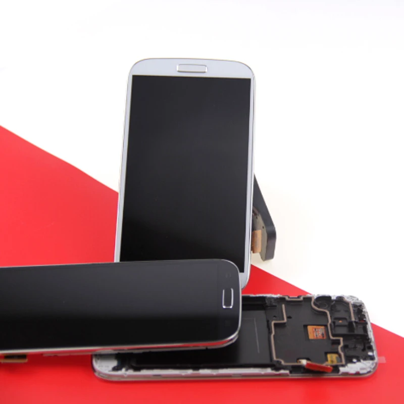 I9500 LCD I9505 для Samsung Galaxy S4 дисплей + сенсорный экран стекло дигитайзер рамка в