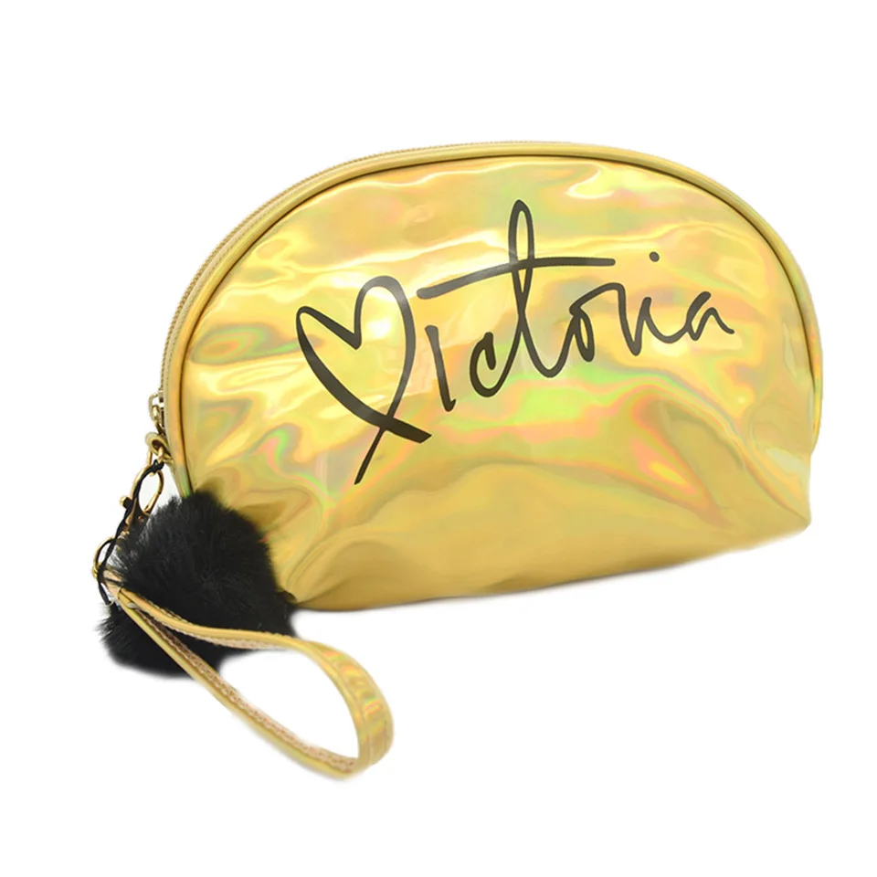makeup bag Oswego, косметичка для путешествий, женские косметички, на молнии, ПВХ, с буквенным принтом, Модный женский органайзер для путешествий, косметички - Цвет: makeup bag