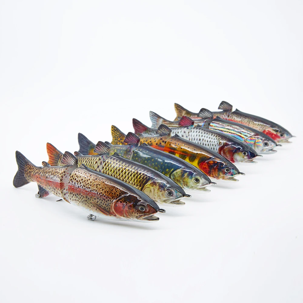 Hunthouse жесткая приманка 1 шт. 2 шарнирных секции Swimbait рыболовные приманки жесткие приманки кренкбейт искусственная приманка