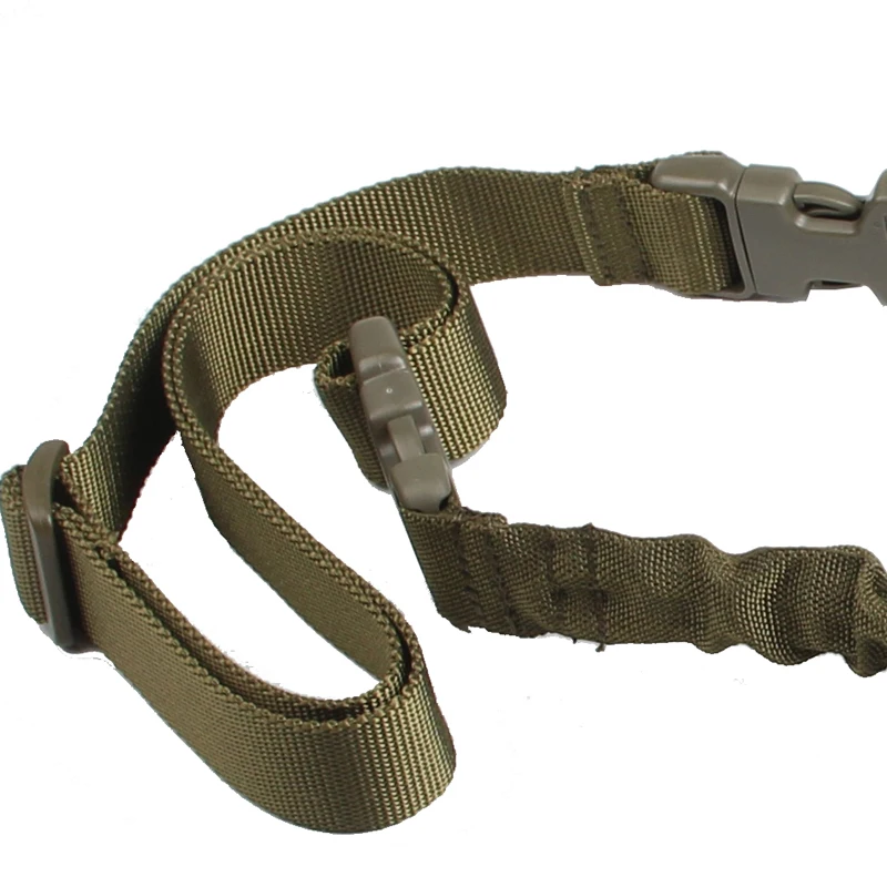 1000D Heavy Duty Регулируемый тактический пистолет Sling ремень один точки крепления