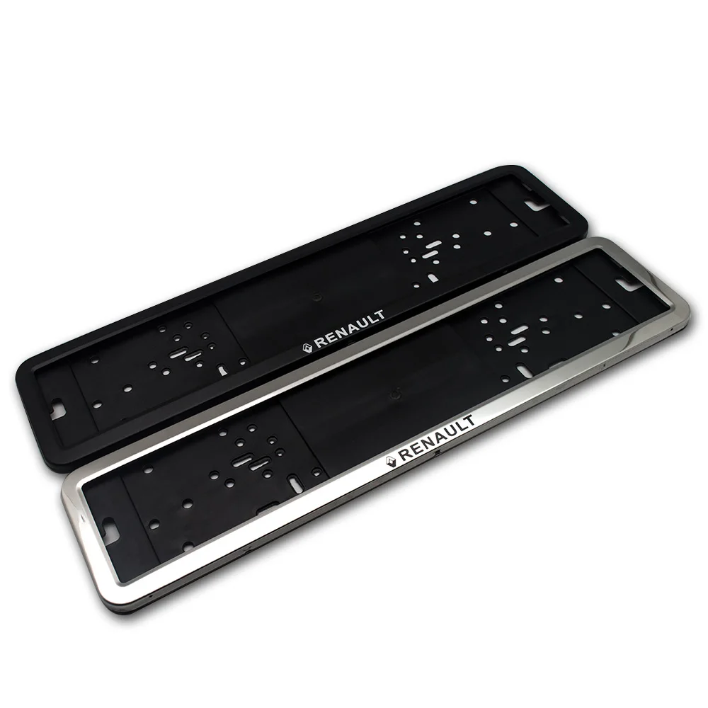 2 шт. нержавеющая сталь Европейский Универсальный Автомобильный номерной знак