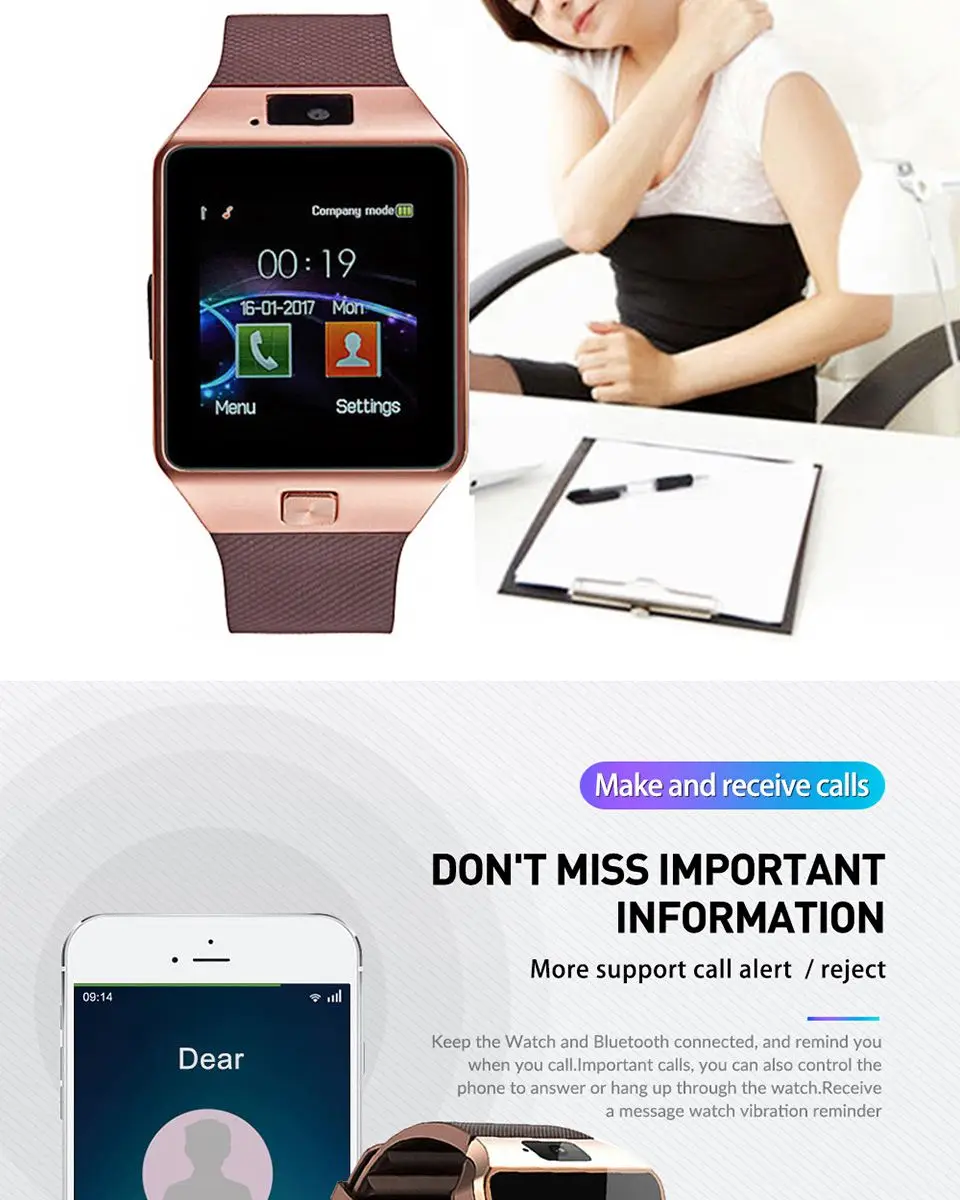 Новые Bluetooth Смарт часы DZ09 Smartwatch TF SIM Камера для мужчин и женщин спортивные наручные часы для samsung huawei Xiaomi Android телефон
