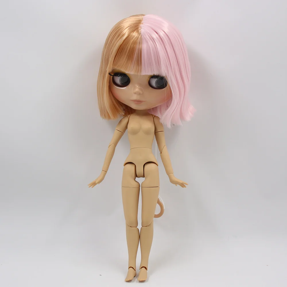 Ледяной DBS Blyth кукольные загорелая кожа шарнирное тело глянцевый Золотой пишется