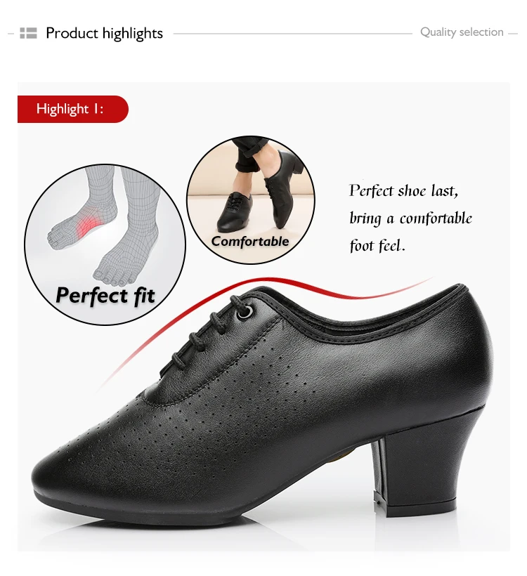 Women's Leather Latin Dance Shoes Ballroom Dancing Shoes Soft Sole Sailor Dance Shoes Adult Practice Dance Shoes Of Cloth