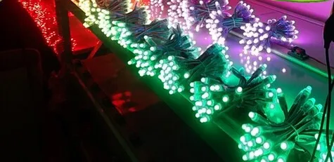 200 шт. светодиодный светильник 12 мм DC5V водонепроницаемый IP68 Светодиодный модуль WS2811+ T1000B программируемый светодиодный контроллер с sd-картой