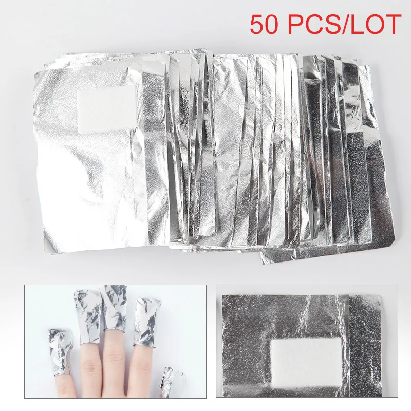 N5274 ROSALIND 50 шт./лот алюминиевый Маникюр без ворса хлопчатобумажные салфетки для дизайна ногтей Гель-лак для полировки удаление ногтей обертывание для снятия лака - Цвет: N5274