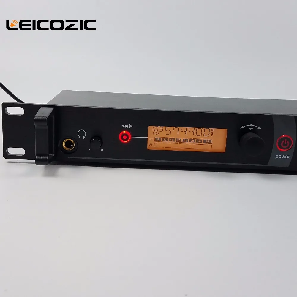 저렴한 Leicozic SR2050 IEM 인 이어 무선 모니터 시스템 녹음 스튜디오 (8 수신기), UHF 150m 전문 무대 무선 모니터