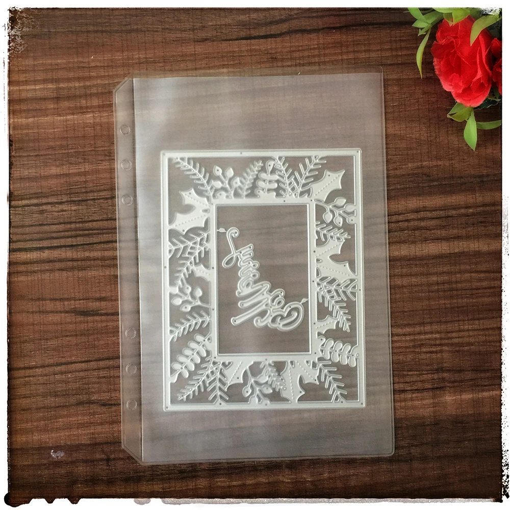DIY Скрапбукинг режущие штампы трафарет хранения книга Коллекция альбом внутренние страницы/Обложка держатель