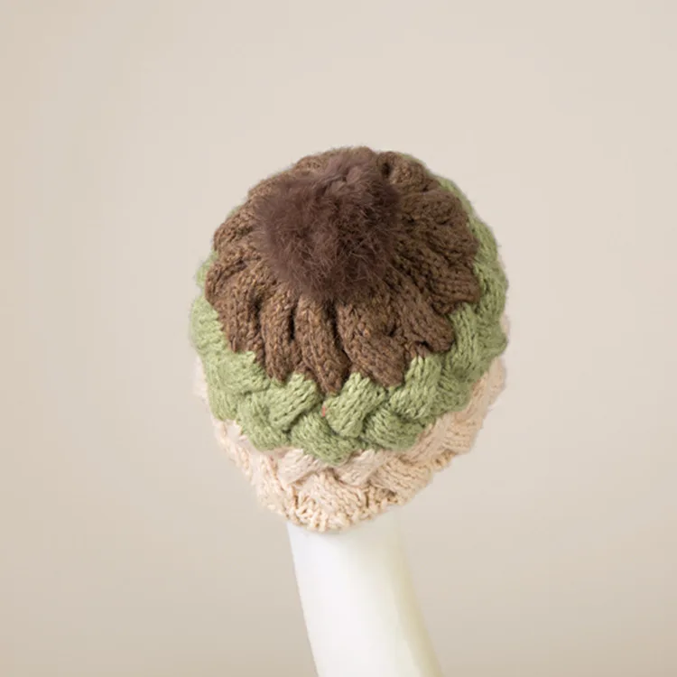 2017 модная женская шапка для родителей и детей зимняя девочек вязаные шапки